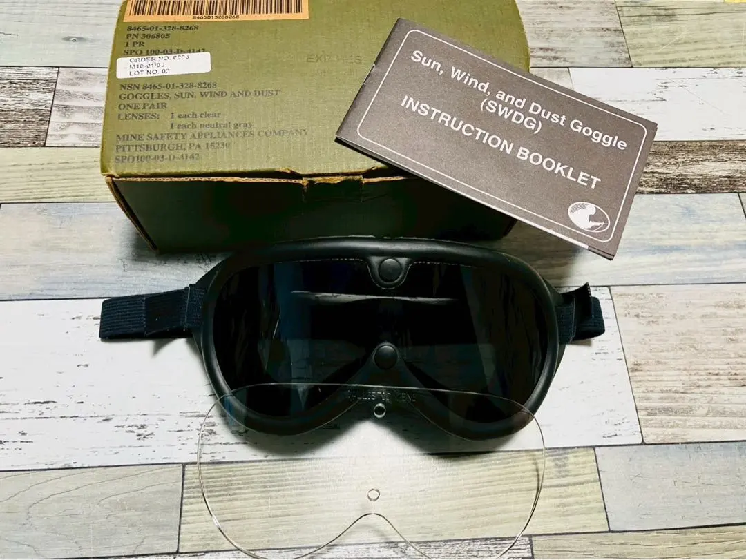 アメリカ軍 米軍 放出品 ゴーグル レンズ2枚 ミリタリー