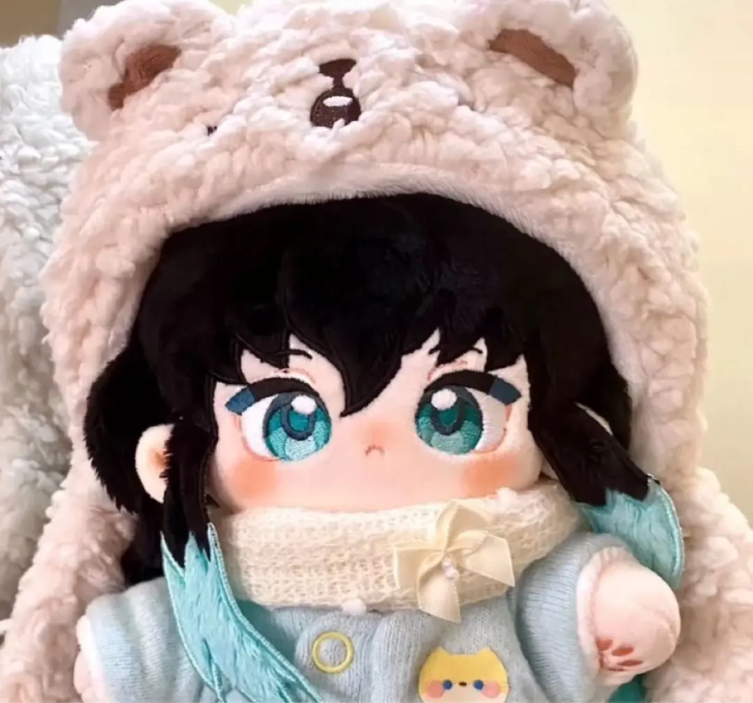 《黒髪緑目緑メッシュくん》大人気な激レア可愛い着せ替えぬいぐるみ《20cm》