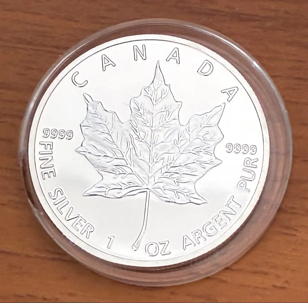 メイプルリーフ1オンスカナダ1$銀貨 2013年