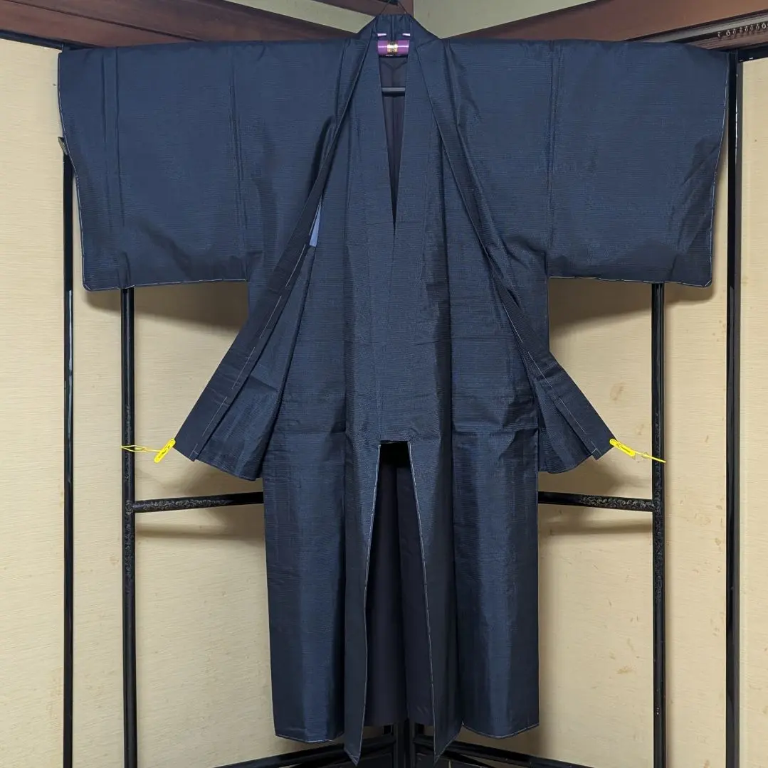 土日限定値下出品！【未使用】高級 本場奄美大島紬　着物・羽織セット　升田生/画