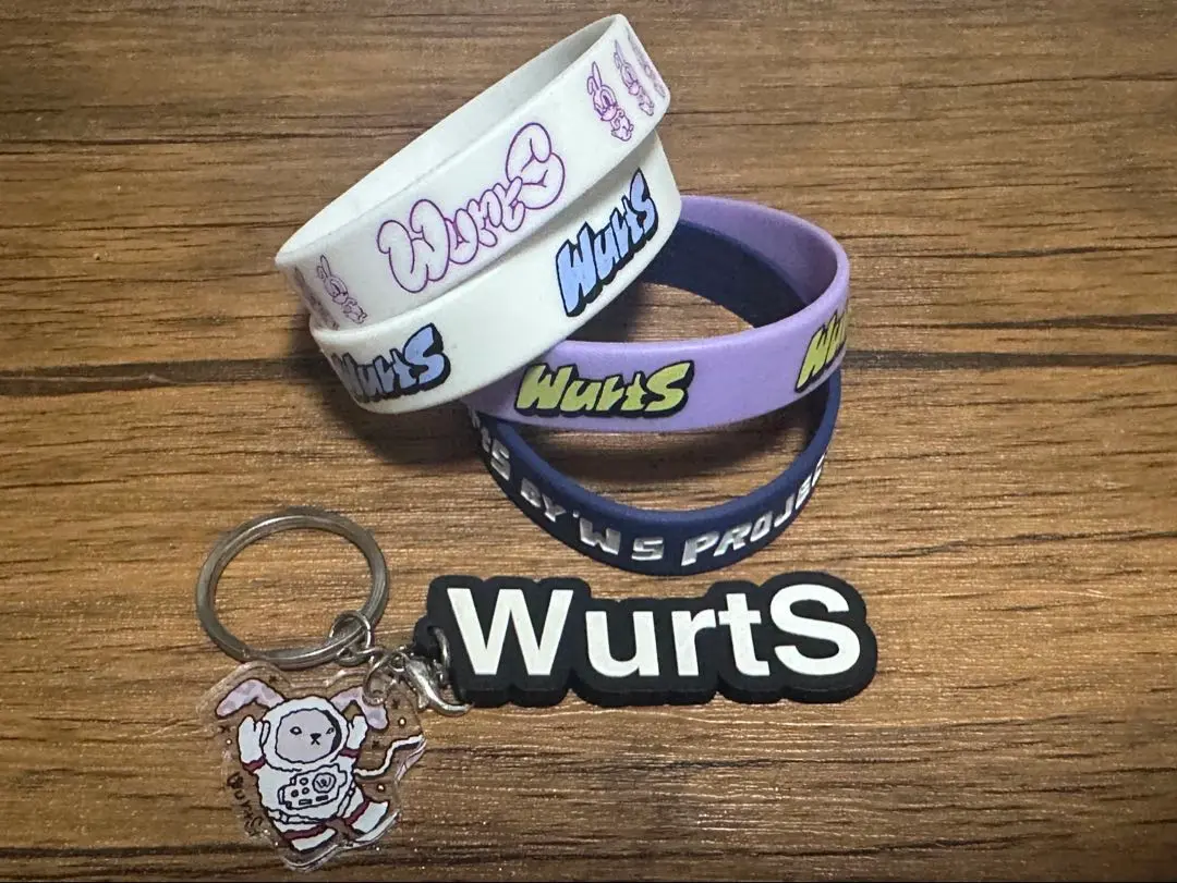 WurtS ラババン ロゴキー うさぎキーホルダー