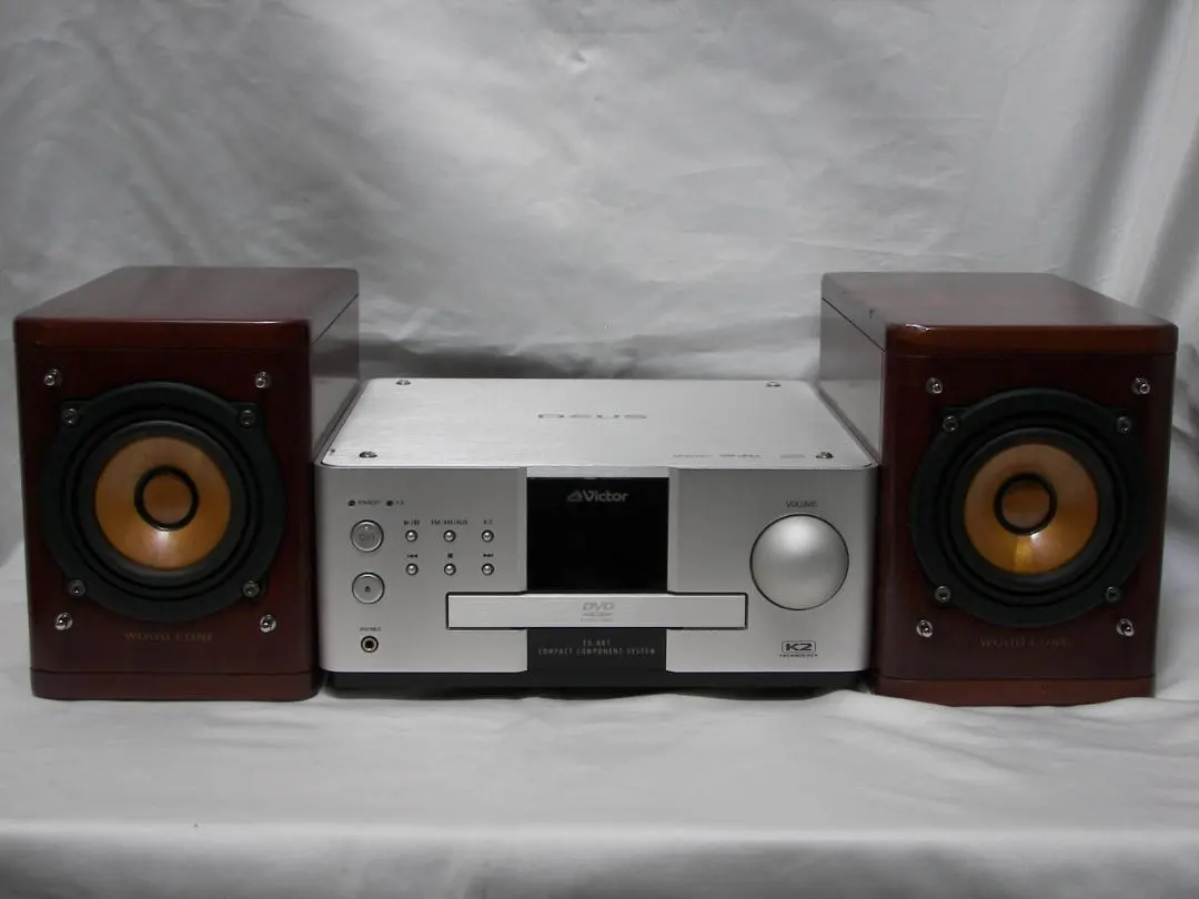 Victor/ビクター/ DVDコンポ/EX-AK1/ウッドコーン☆