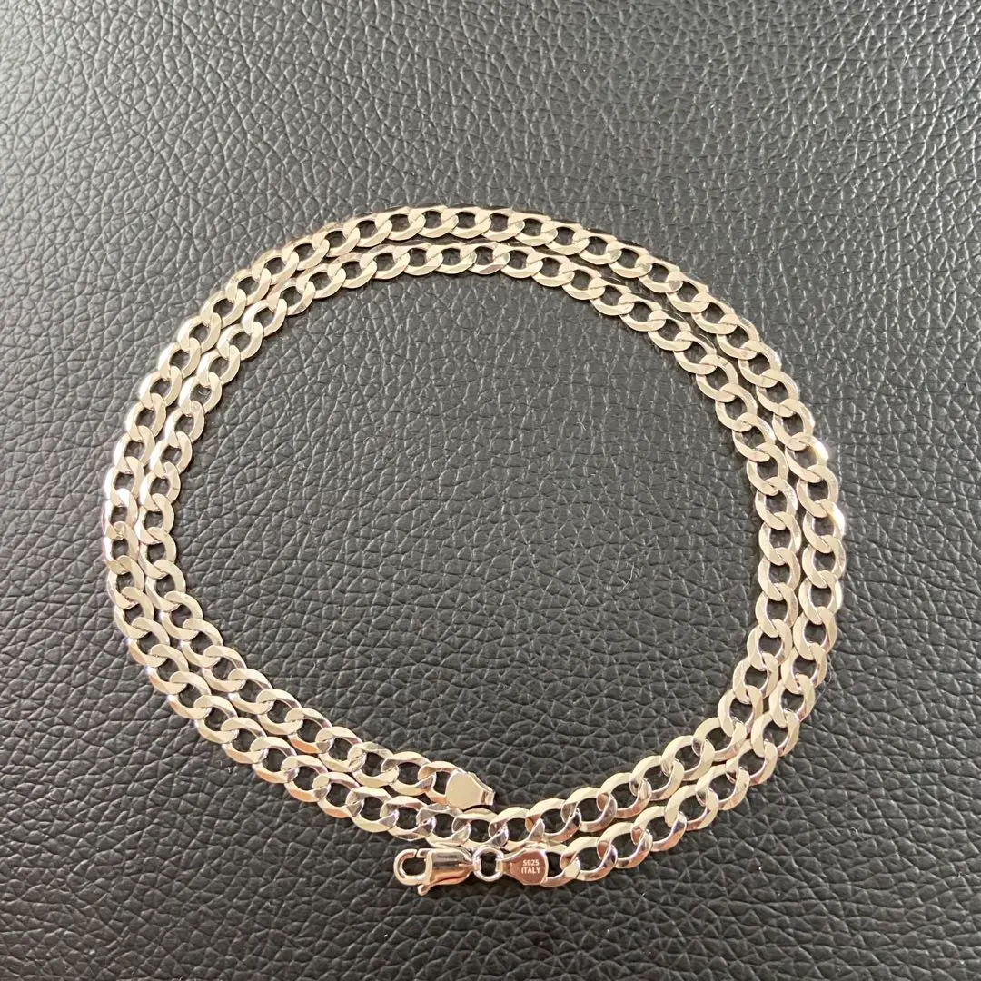 silver925 マイアミチェーン ネックレス シルバー アバランチ