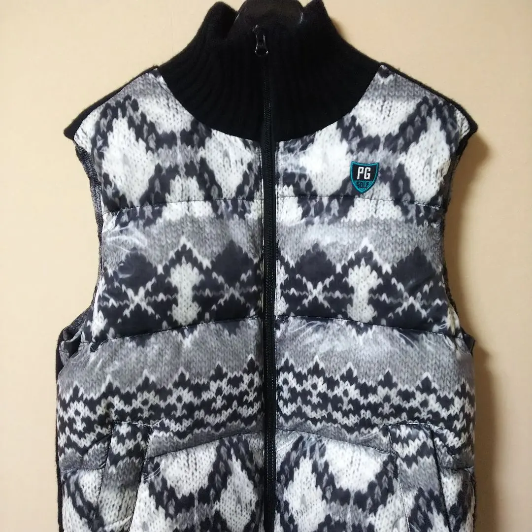 PEARLY GATES　パーリーゲイツ　 ノルディック柄　ダウンベスト