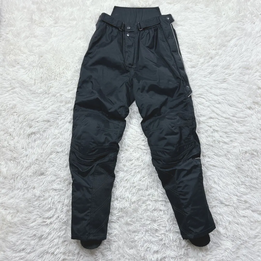 美品　バギー　ツーリングパンツ　プロテクター　レガース　ブラック 黒