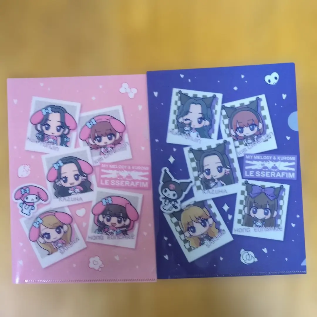 LE SSERAFIM マイメロディ クロミ クリアファイル 2枚セット