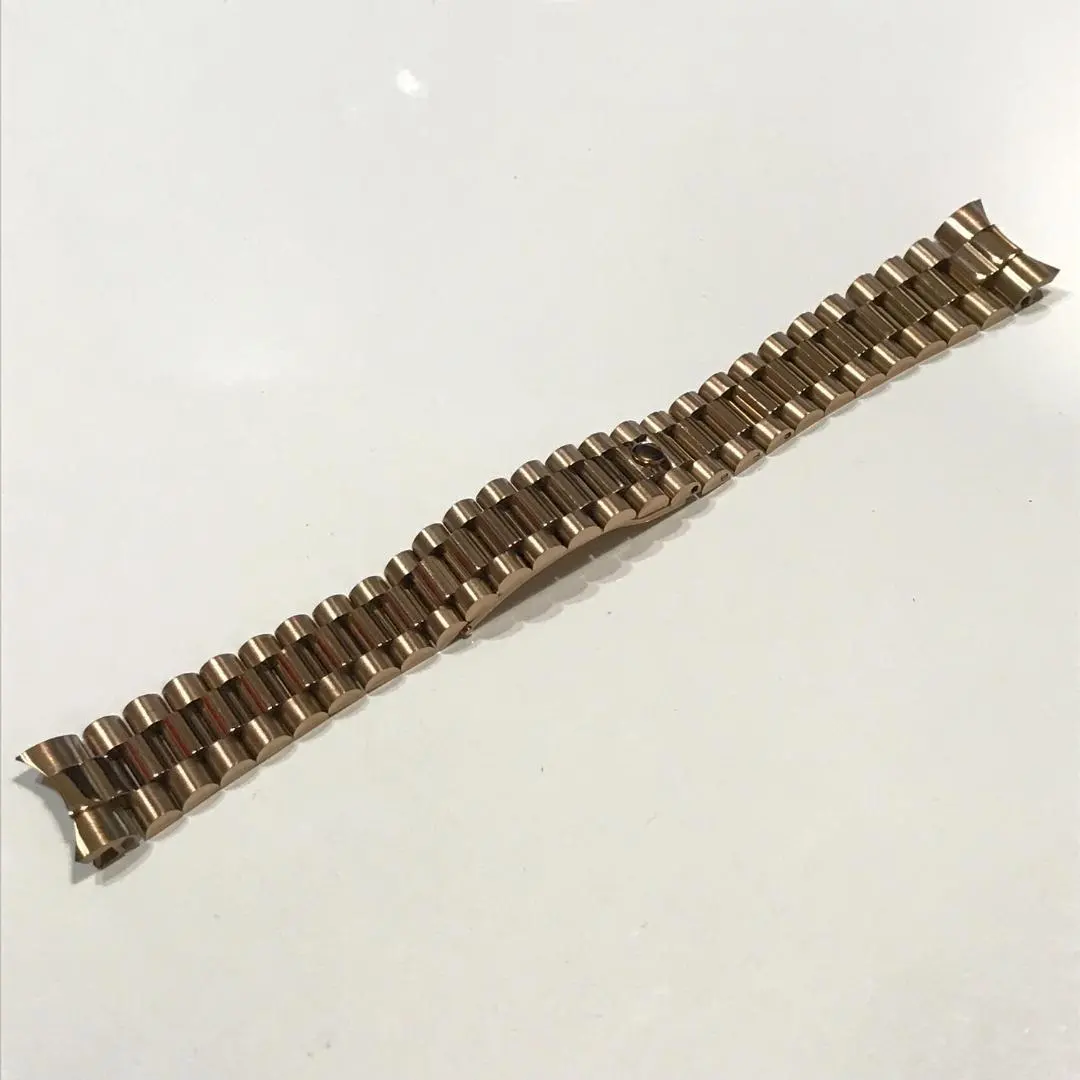 20ｍｍ ローズゴールド ロレックス対応 社外品 プレジデントブレスレット