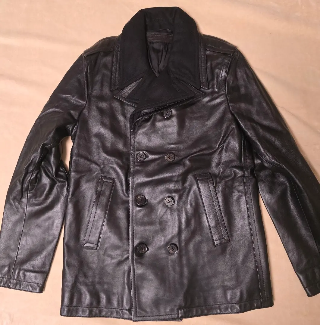 NEIL BARRETT　ニールバレット　レザー　コート　S　黒