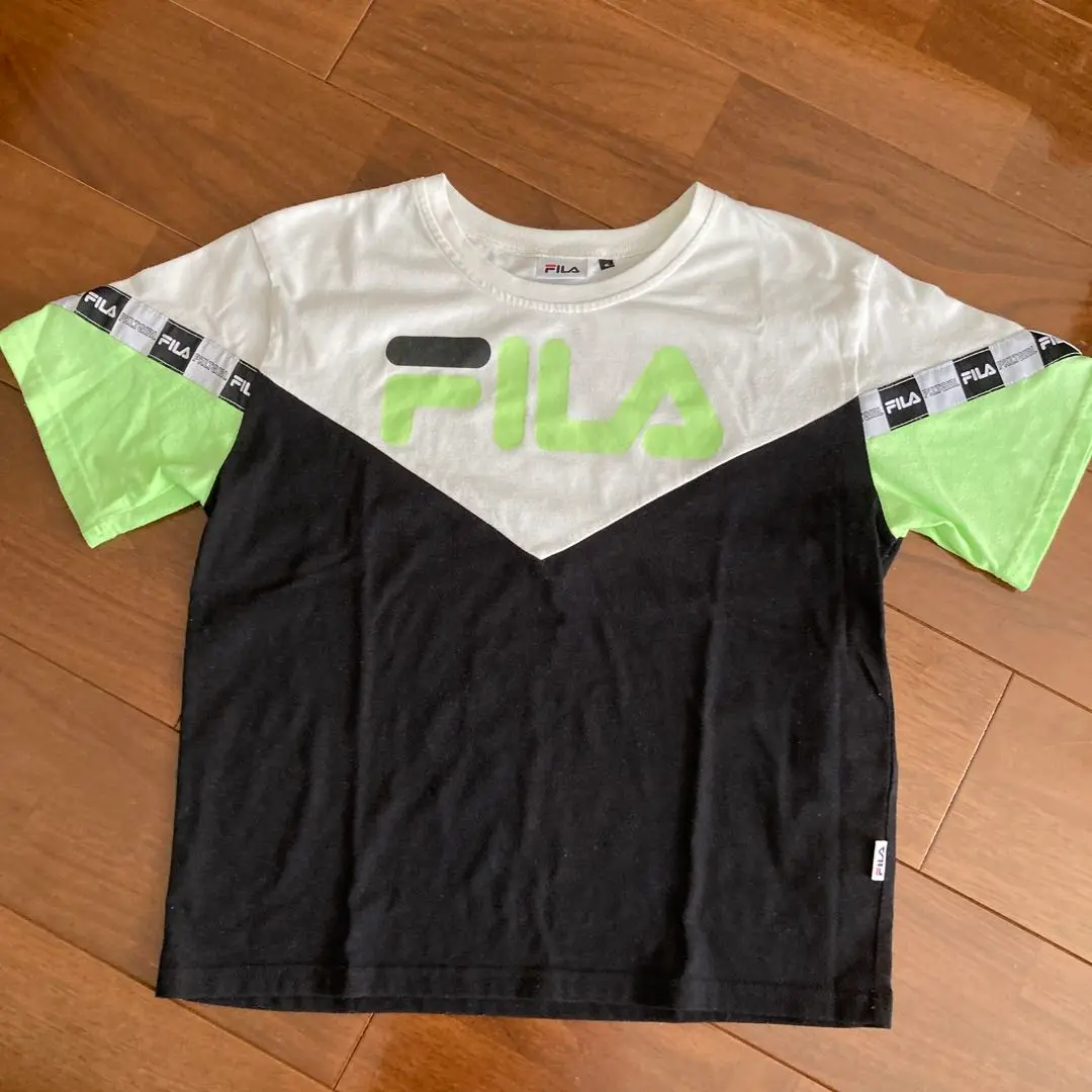 P.latte FILA カラーブロック Tシャツ