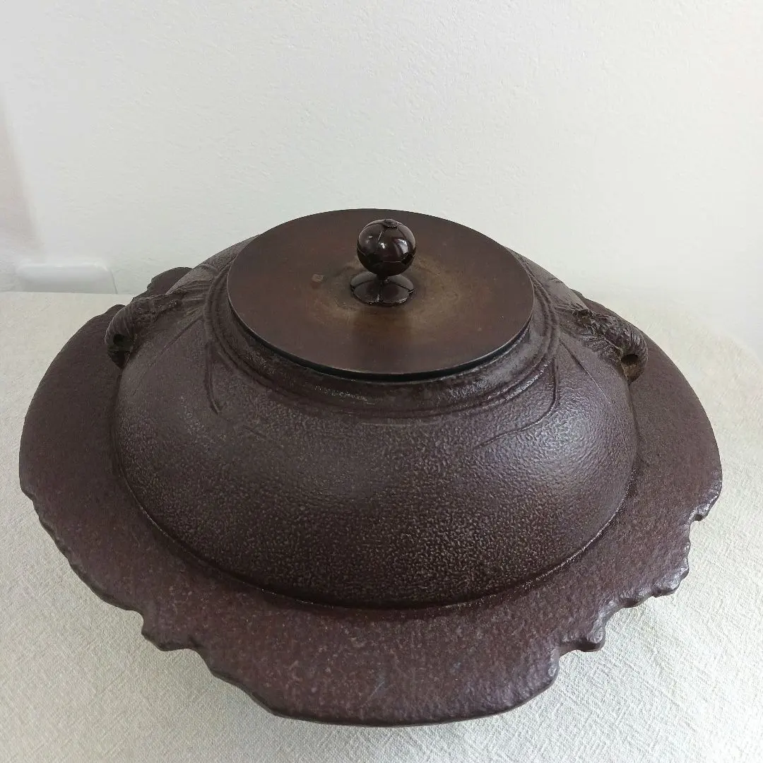 茶道具　茶釜　透木釜　佐藤清光