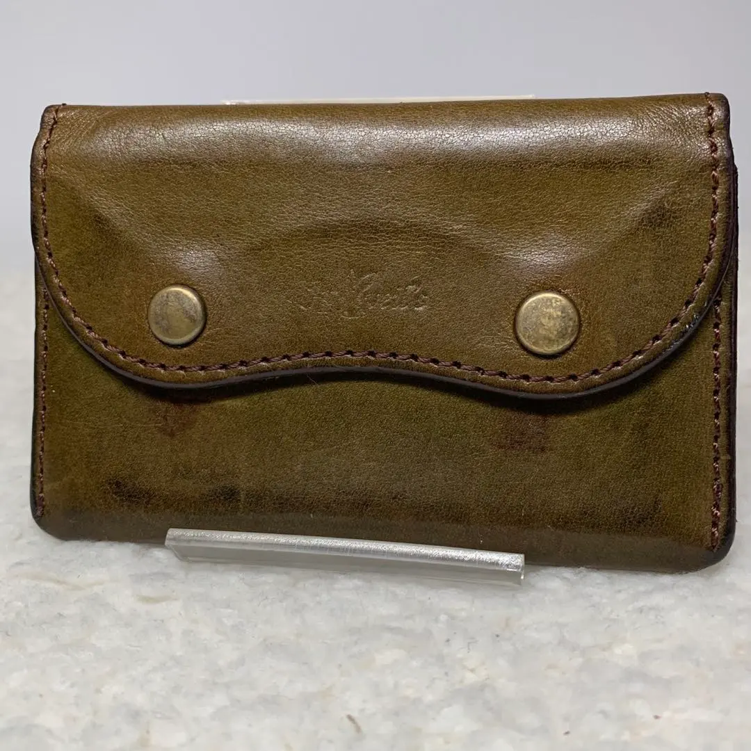 JP veilsjジェーピーヴェイルズ　ダークグリーン レザー コインケース