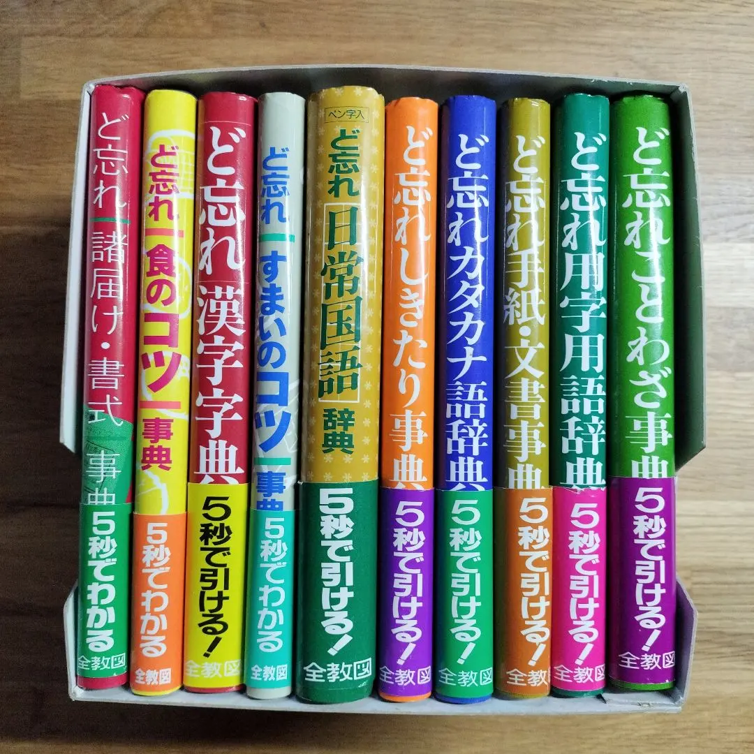 美品　ど忘れ 辞典セット