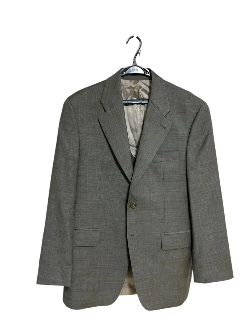 CHAPS ラルフローレン チェック ジャケット 90s カシミア混 ベージュ