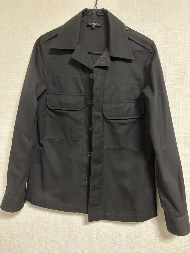 A.P.C. ブラック ミリタリージャケット S