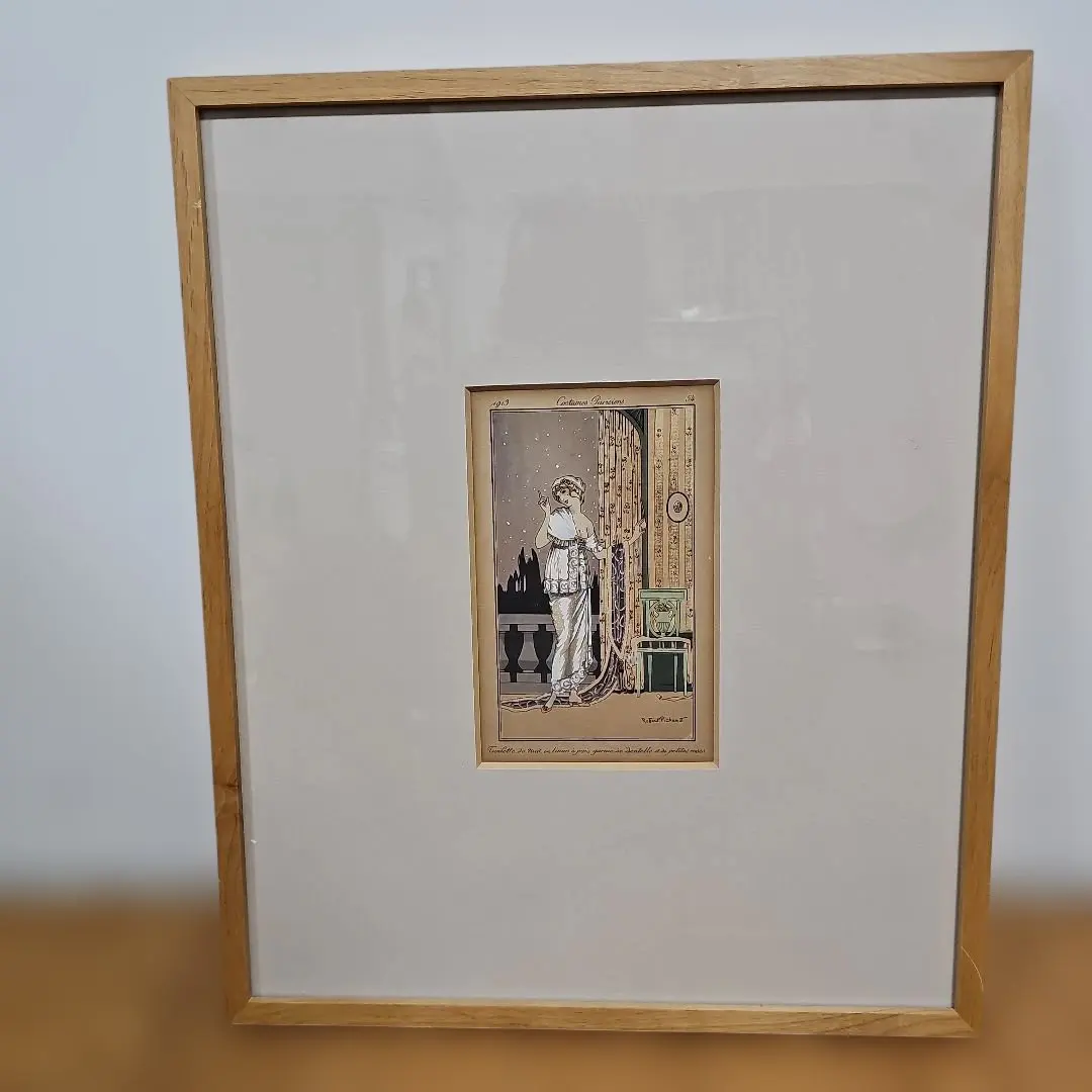 ロバート・ピシェノ リトグラフ 1913年 アールデコ 当時物