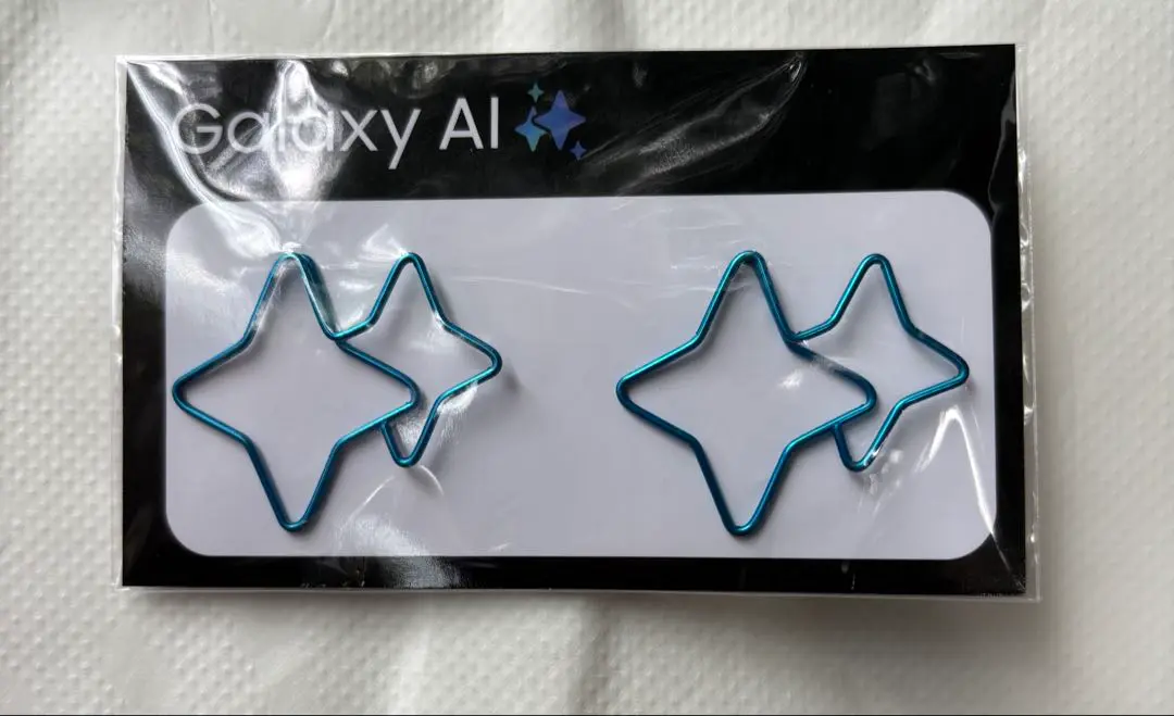 Galaxy AI 星型クリップ 2個セット ブルー 未使用