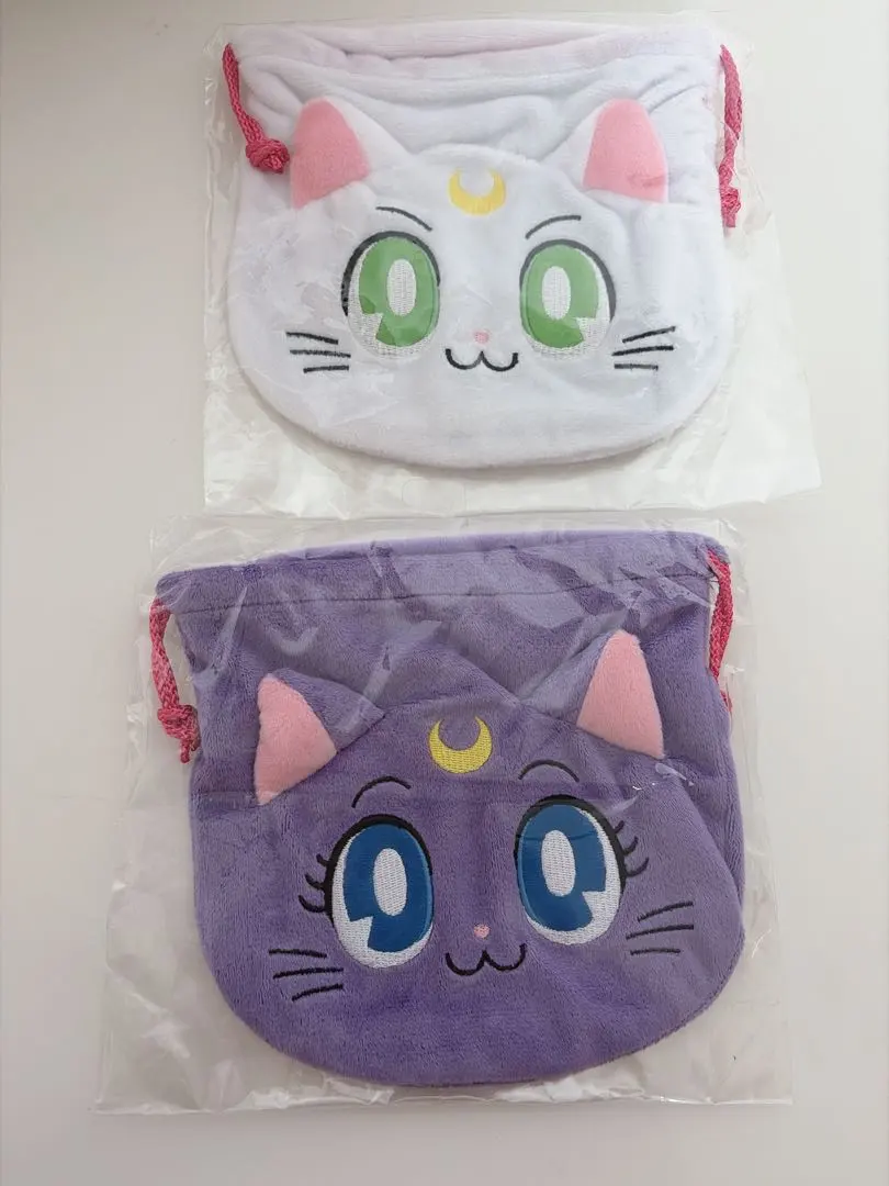 美少女戦士セーラームーン30th　未開封フェイス型巾着セット