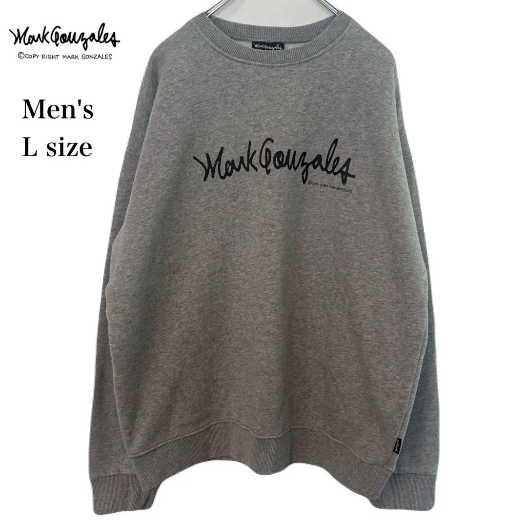 マークゴンザレス スウェット トレーナー メンズ L グレー