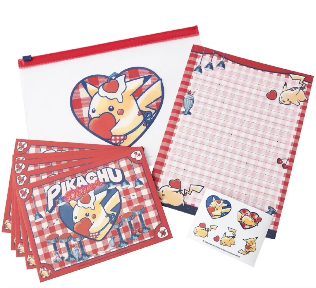 ポケモンセンター PIKACHU DINER レターセット ピカチュウ