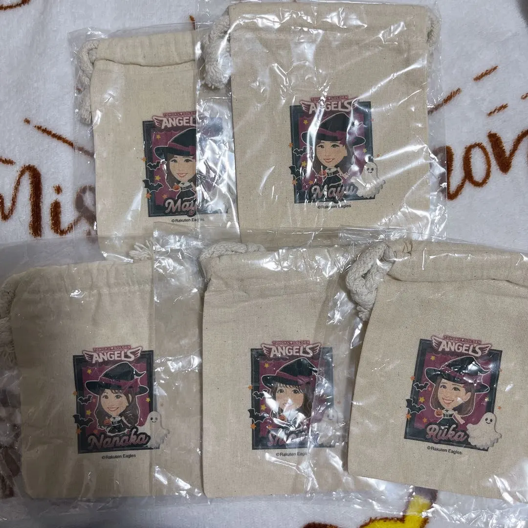 エンジェルス ハロウィン 巾着 SHIONE RUKA MAYU NANAKA