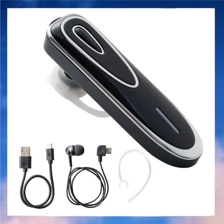 ヘッドセット ワイヤレスイヤホンBluetooth5.0マイク内蔵型　片耳　①