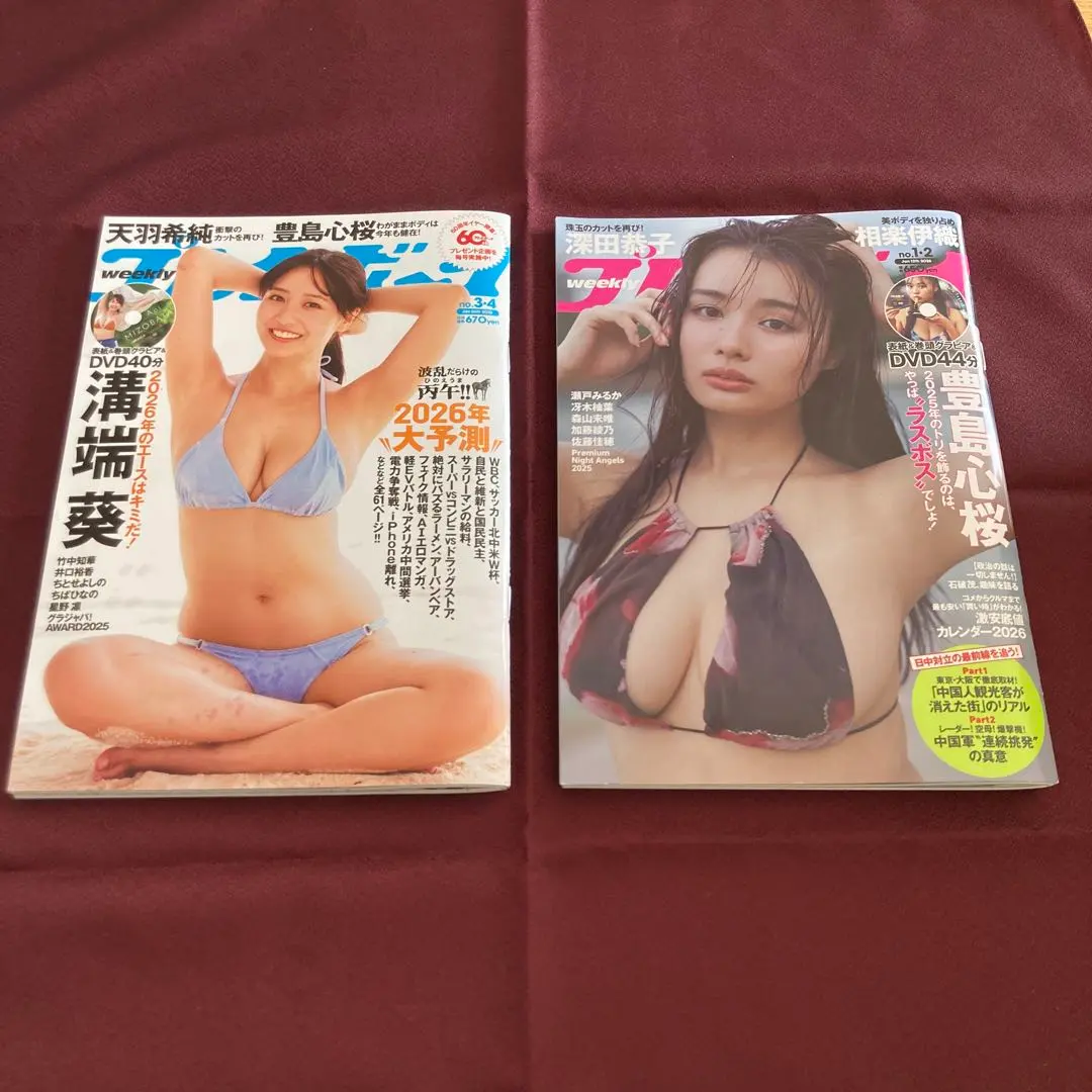 プレイボーイ　2冊セット 2026年 no.1・2 no.3・4