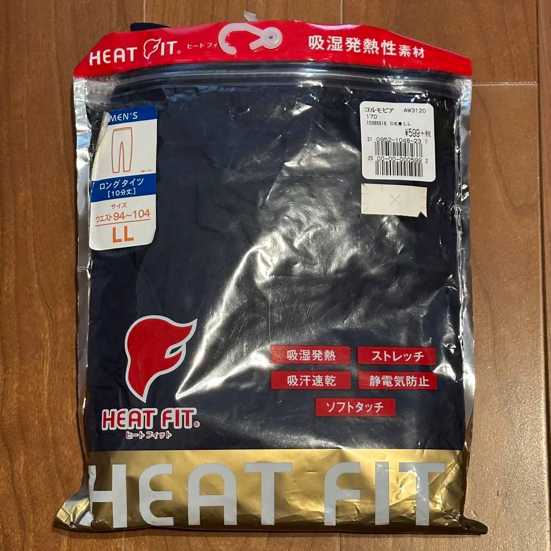 HEAT FIT ヒート フィット ロングタイツ LL サイズ 10分丈 メンズ