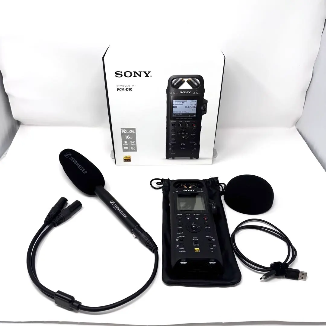 SONY PCM-D10 とSennheiser MKE 600