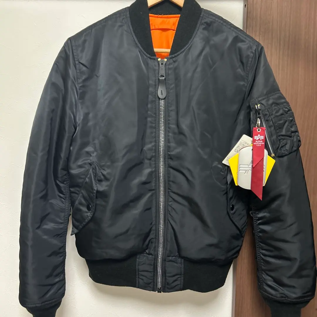 アルファインダストリーズ　MA-1 フライトジャケット ブラック