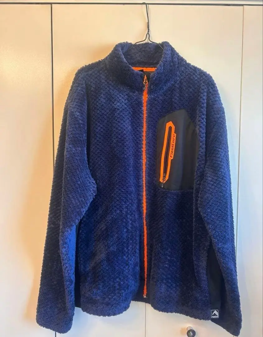 ワークマン　ダイヤフリース　裏アルミジャケット 3L 紺