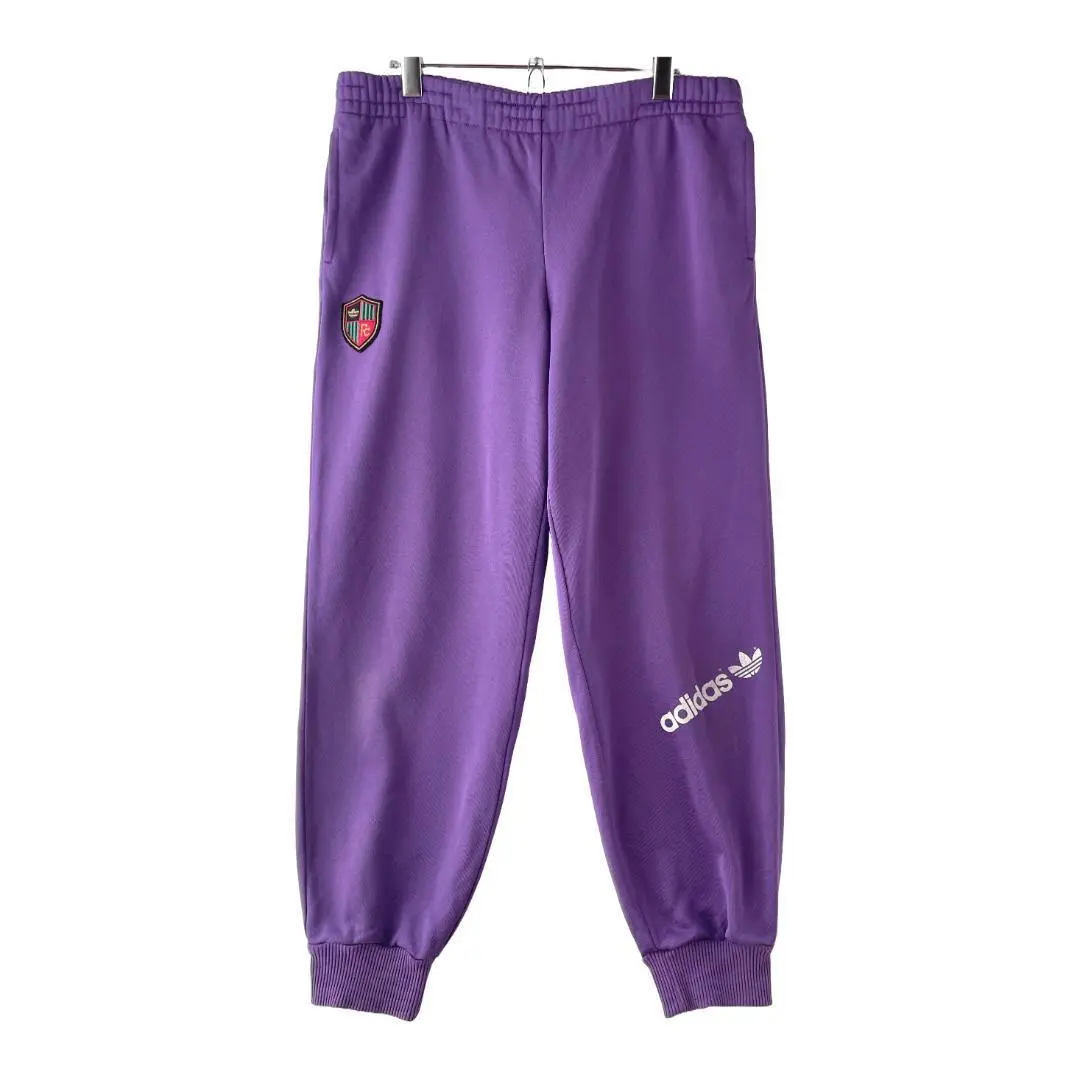 90ｓ　adidas　トラックパンツ　ジャージ　デサント　トレフォイル　ワッペン