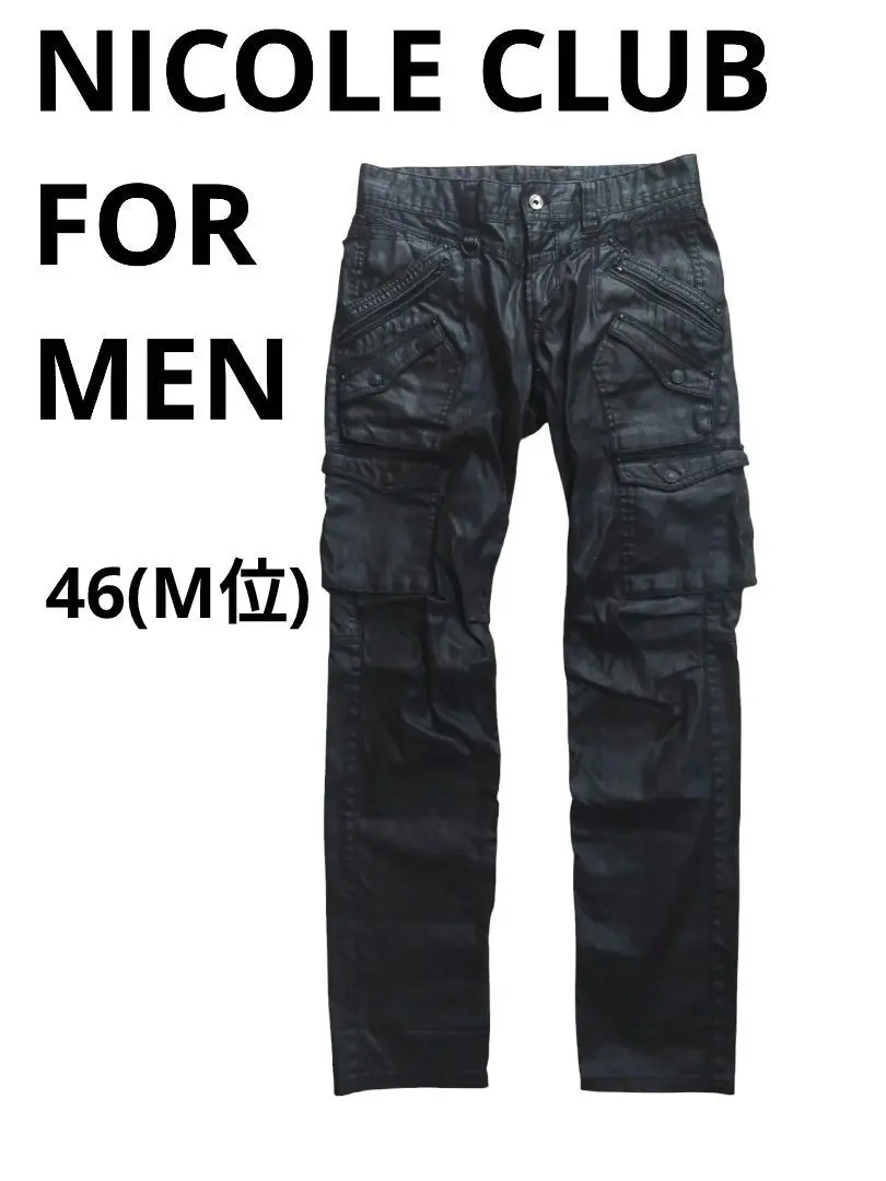 NICOLE CLUB FOR MEN　ポリウレタンコーティングパンツ　46