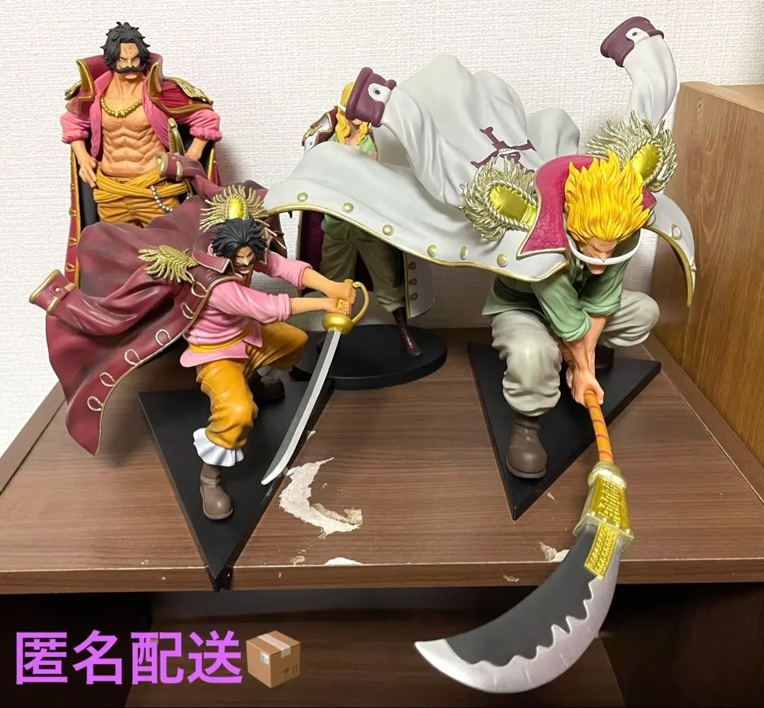 「ワンピース」一番くじ＆プライズフィギュア　ロジャー＆白ひげ　4点セット✨