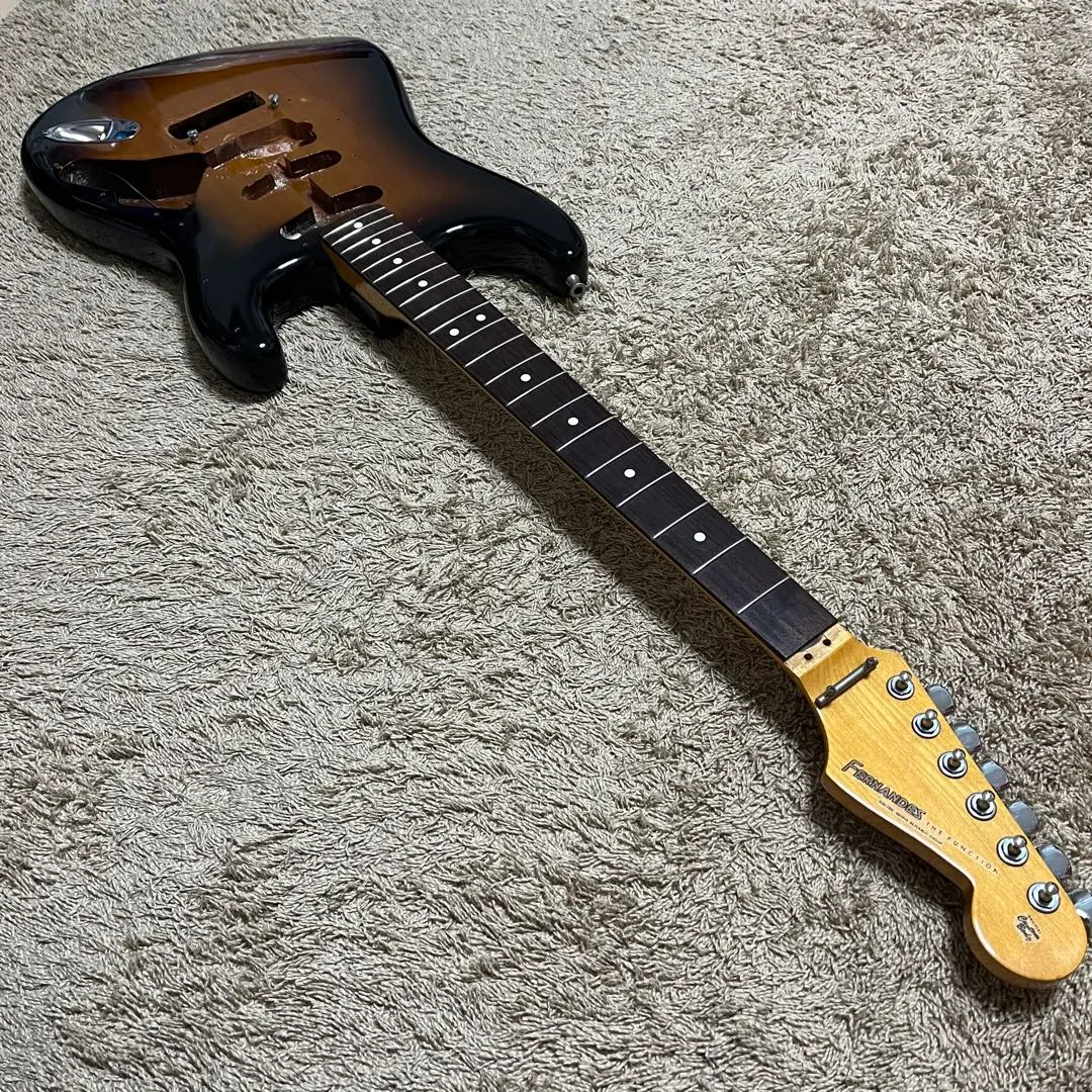 FERNANDES ST-145SL マホガニーボディ＆ネックセット