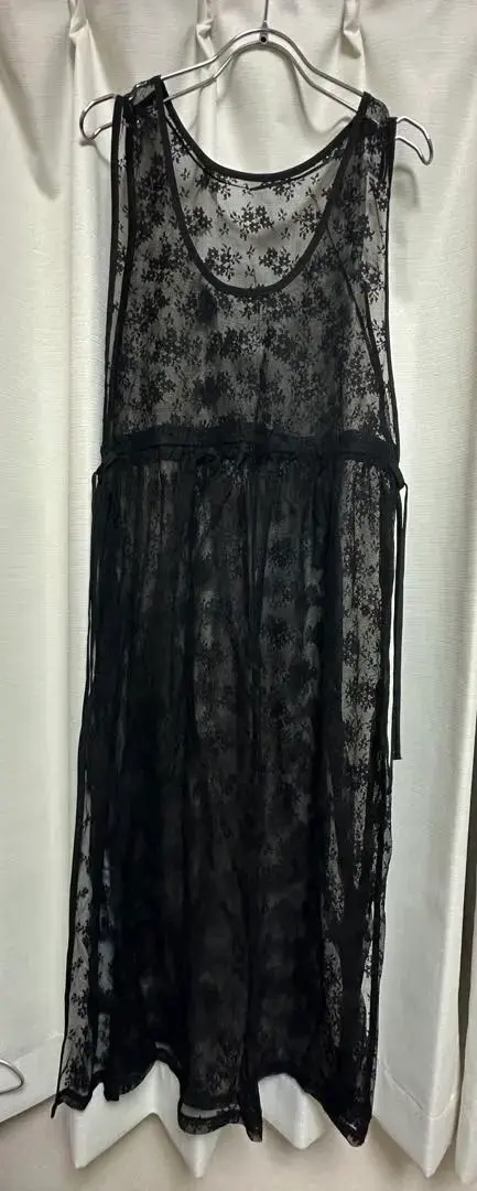 【新品未使用】GU レースチュールワンピース
