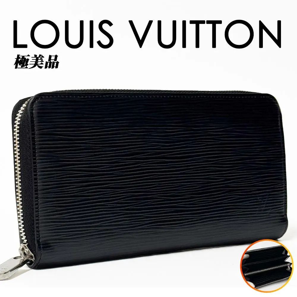 極美品 ルイヴィトン エピ ジッピーウォレット M61857 長財布 黒