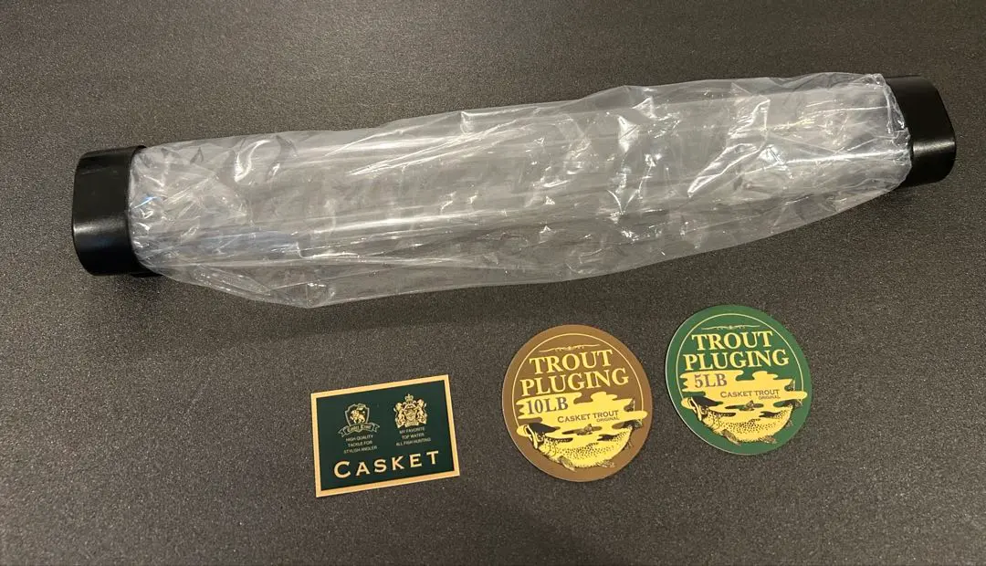 カスケット　ロッドケース　ステッカー　コースター