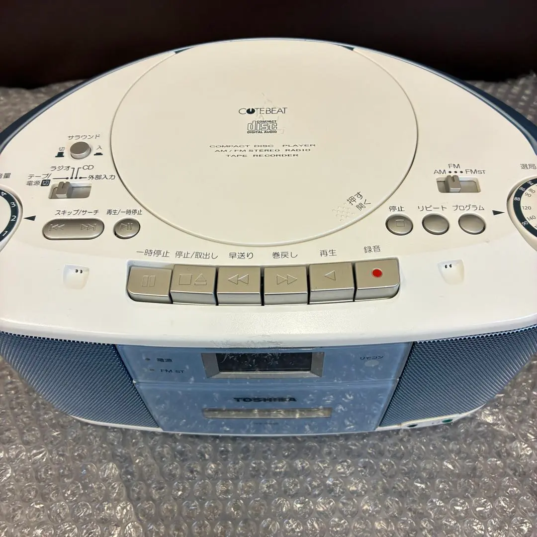 TOSHIBA CDラジオ カセットレコーダー