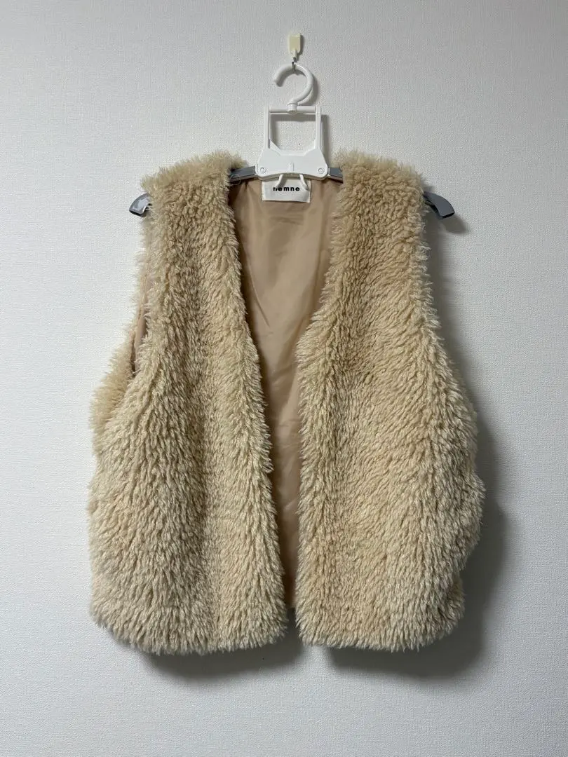 nemne プードルフェイクファーベスト