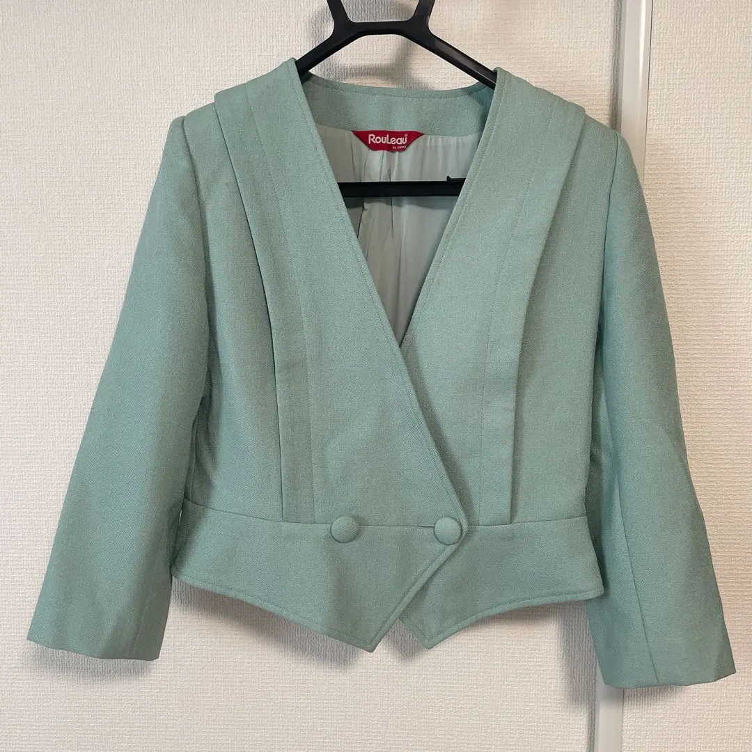 レディース　ジャケット　グリーン　古着