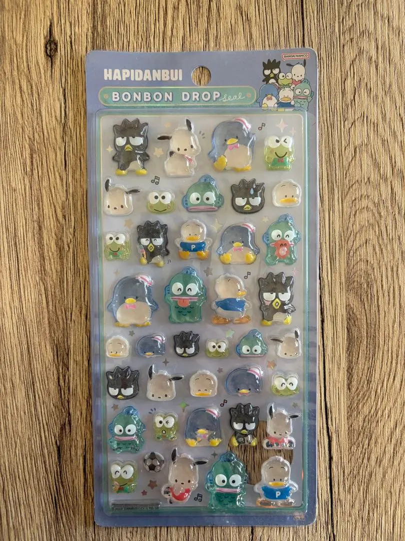 はぴだんぶい　ボンボンドロップシール