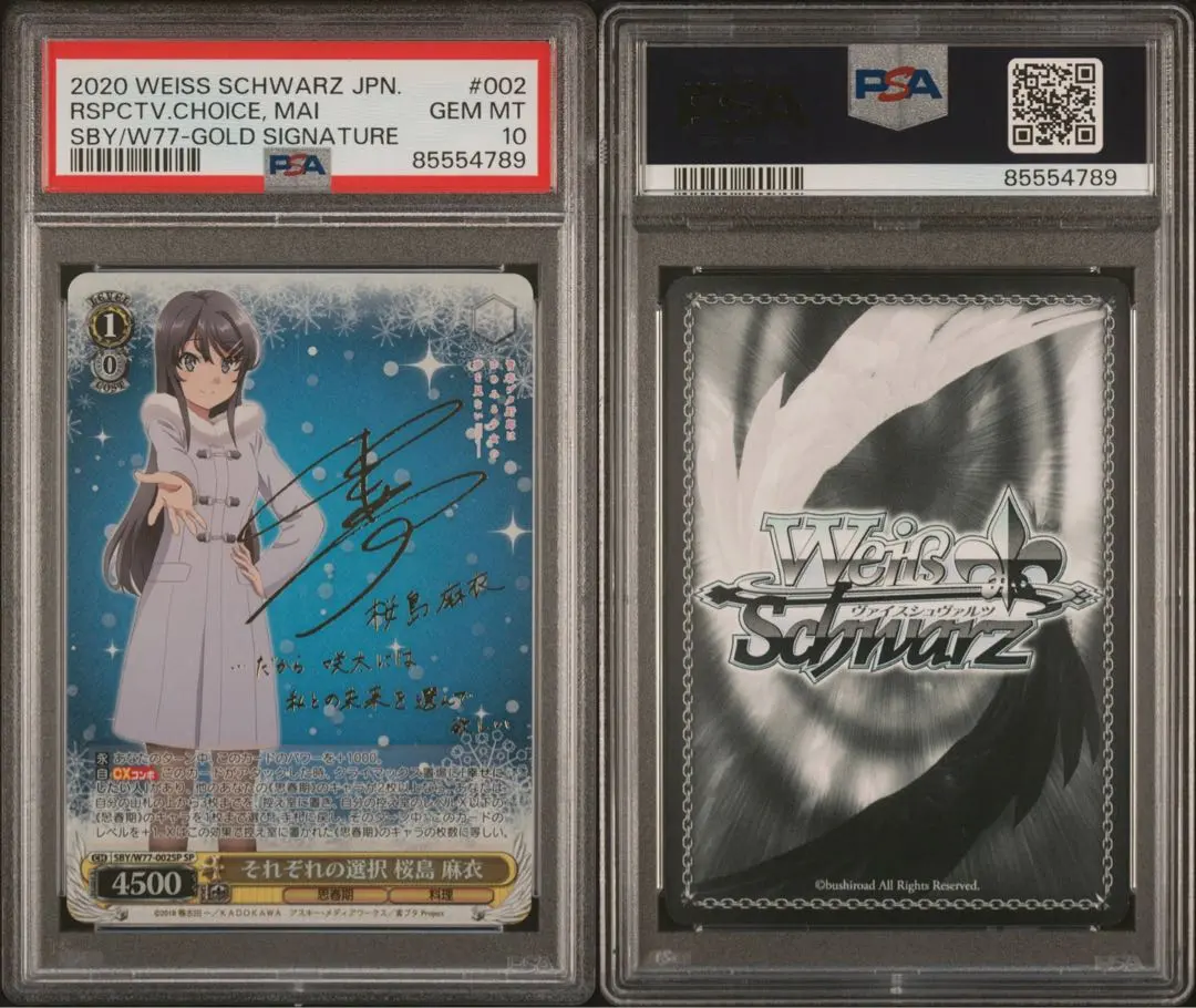 PSA10 それぞれの選択　桜島麻衣 世界に49枚