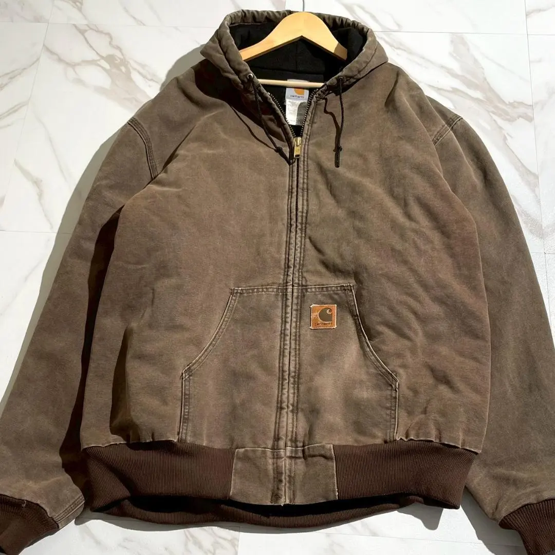 希少 3XL　カーハート　アクティブジャケット　J68CHT　ダックキャンバス