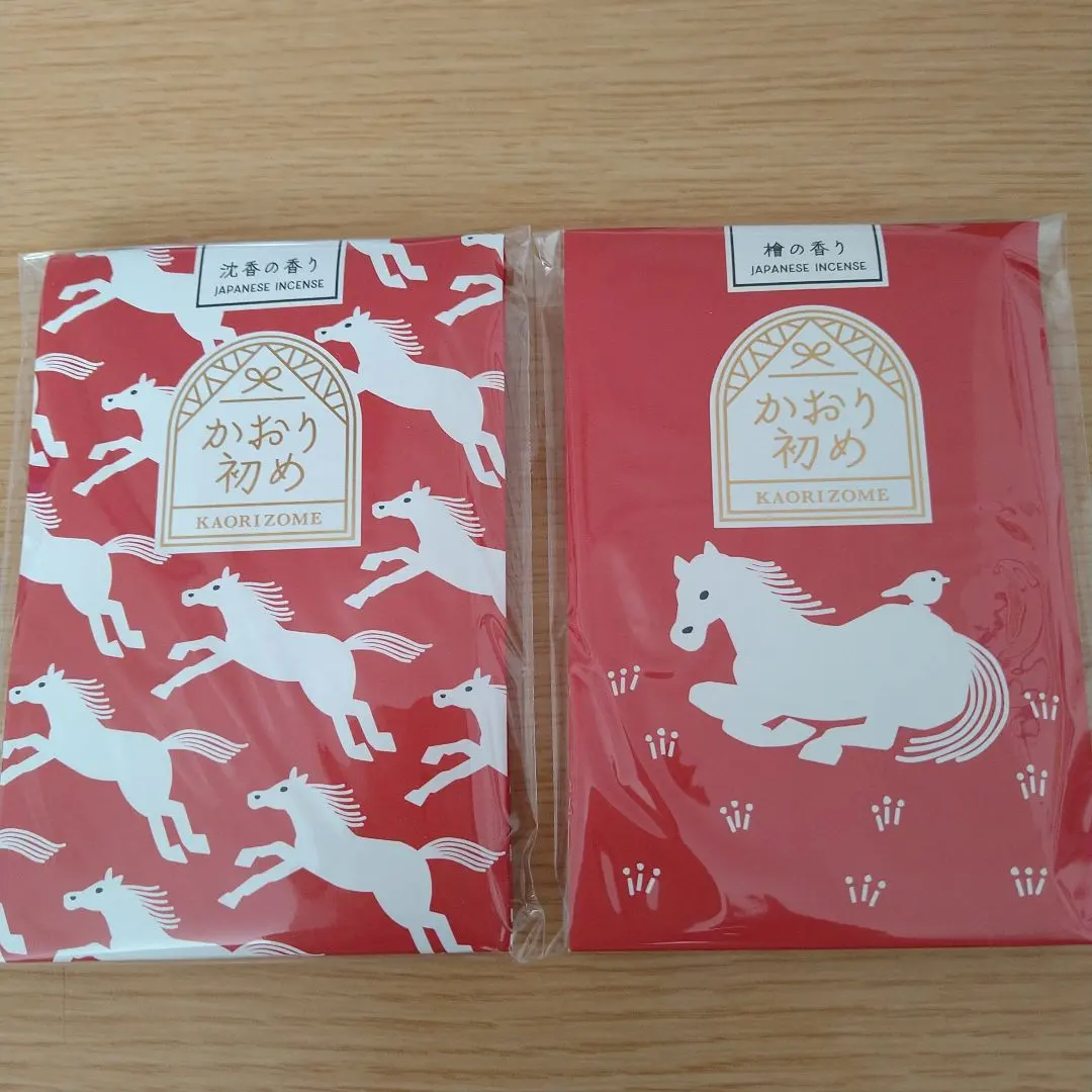 お香　かおり初め　檜の香り　沈香の香りセット　各スティック12本入り 日本香堂