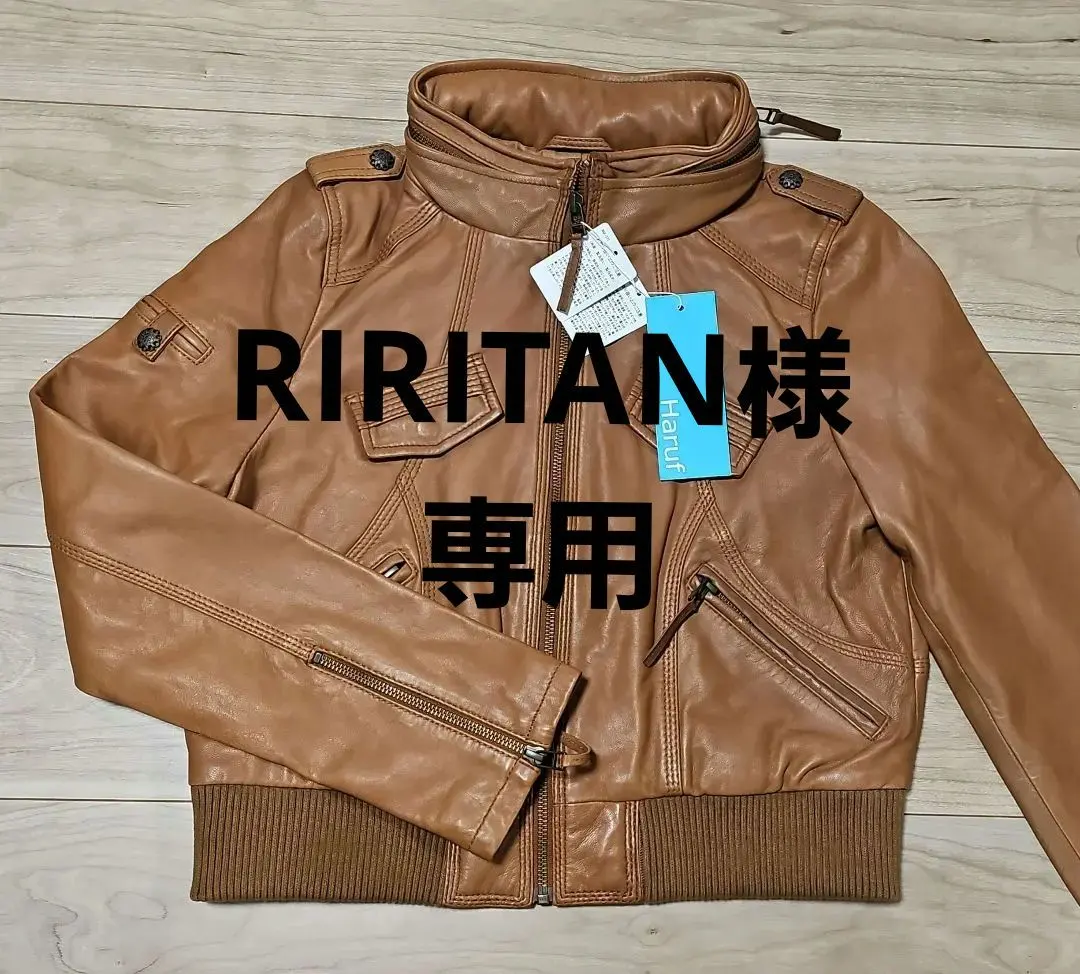 美品 最高級ラムレザー 2way フード シングル レザージャケット キャメル