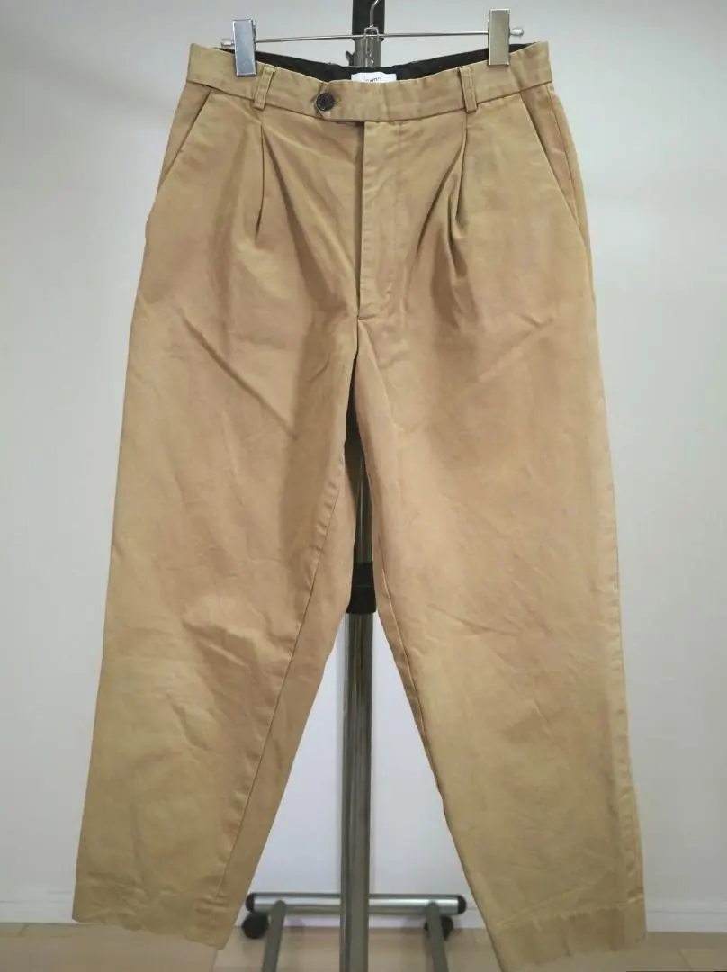 lownn ローン ウェストタックワイドチノパンツ46