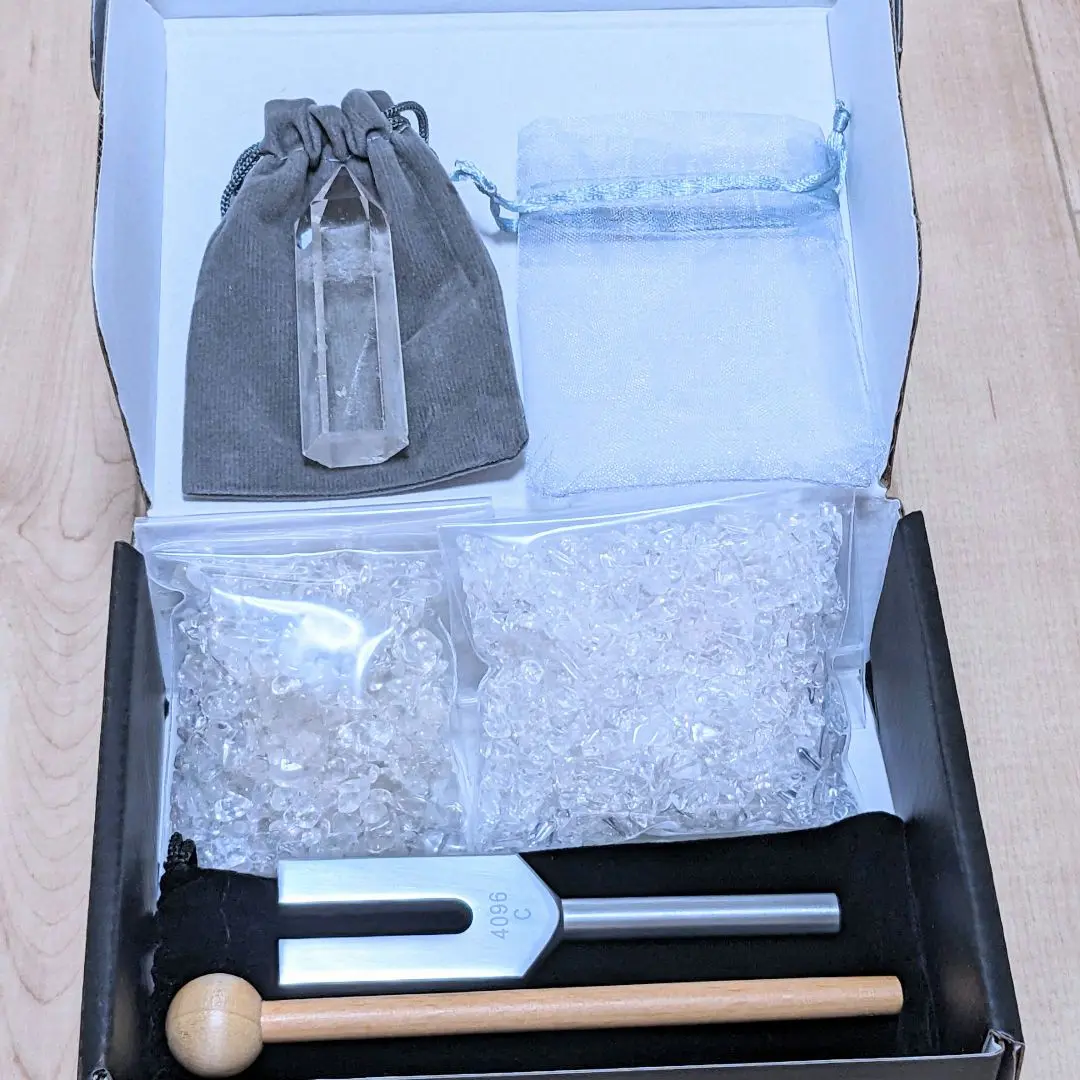 (中古品)クリスタルチューナー　音叉4096Hzセット