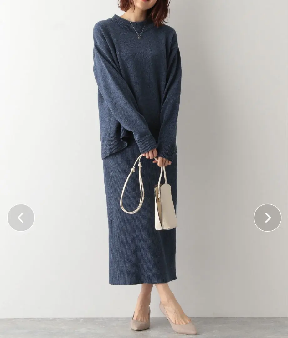 グローバルワーク　ベロアタッチニットセット　フリーサイズ