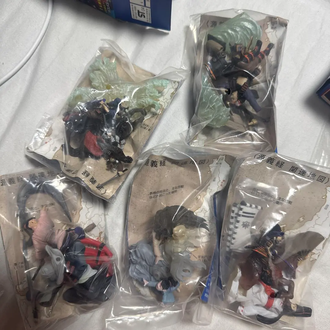 【全5種コンプ】義経風雲録 食玩 源義経 歴史 カバヤ　VOLKS・造形村