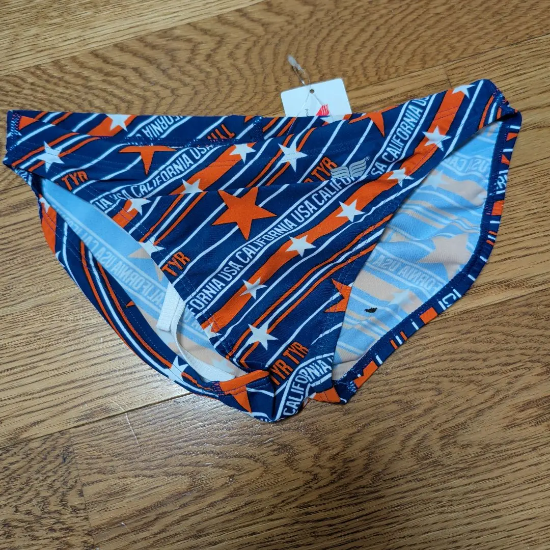TYR 星柄水着 青・オレンジ
